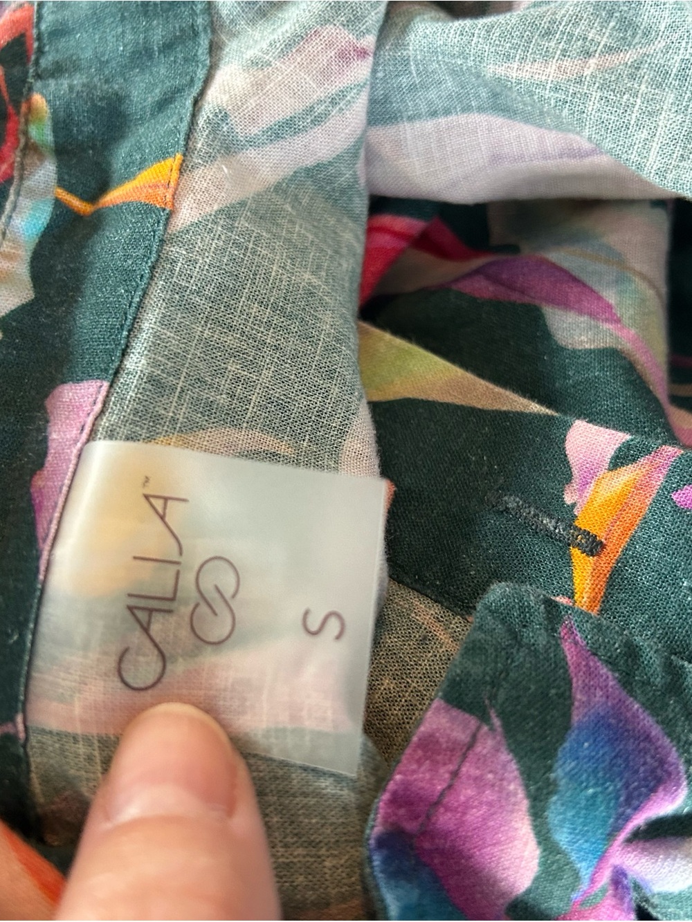 CALIA Colorful Button down - Picture 2 of 4